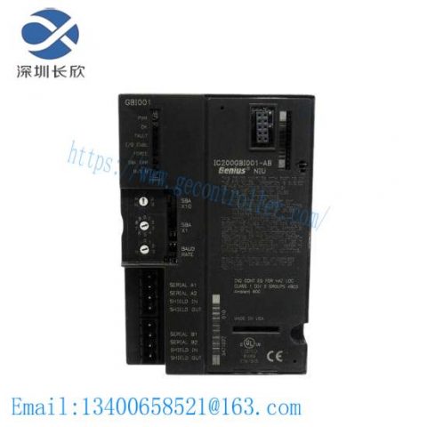 GE Fanuc IC200GBI001 Remote I/O Genius Network Interface Unit, Advanced Networking for Industrial Automation
