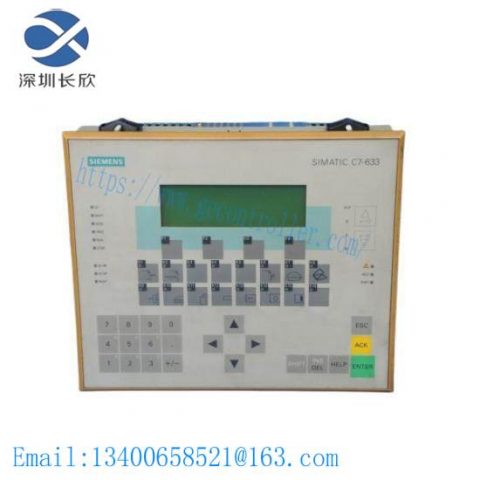 SIEMENS 6ES7633-2BF02-0AE3 C7-633DP Compact Display & Control Unit