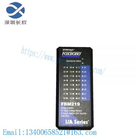 Foxboro I/A Series FBM219 Input Voltage Monitor Module